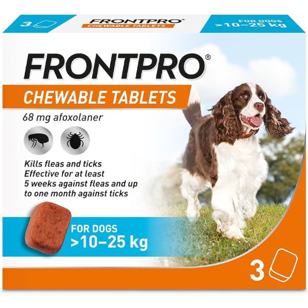 Frontpro Chewable Tablets Flea & Tick Treatment for Dogs