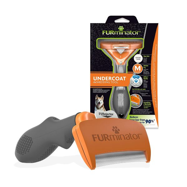 FURminator Undercoat deShedding Tool (Medium Dog Short Hair)