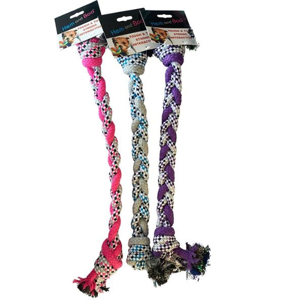 Hem &amp; Boo Plaited Rope Tug Toy
