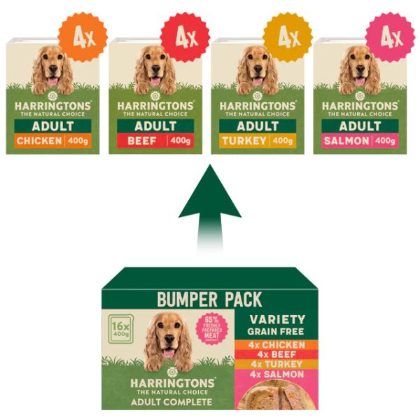 Harringtons Grain Free Fresh Variety Pack (16x400g)