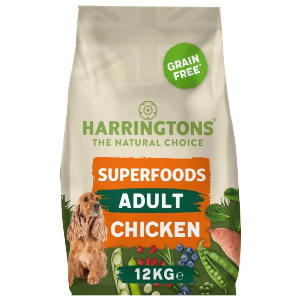 Harringtons Superfoods Grain Free Dry Adult Dog Food (12kg)