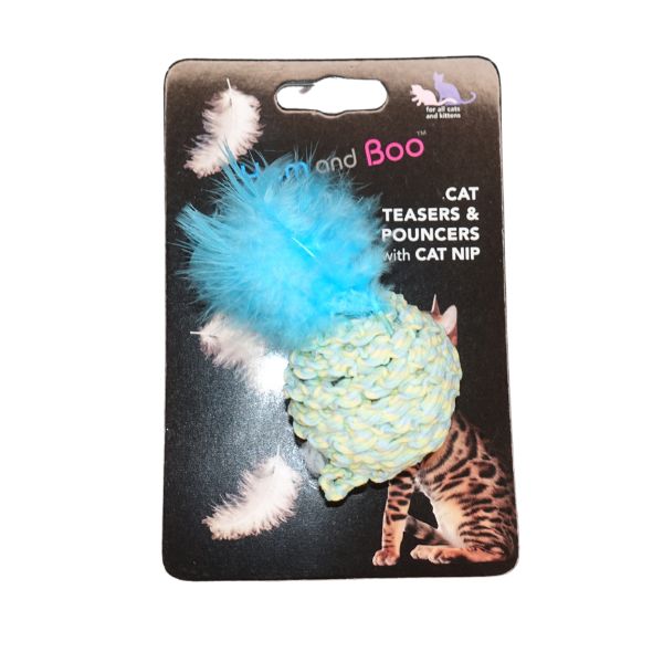Hem & Boo Elastic Ball with Feather