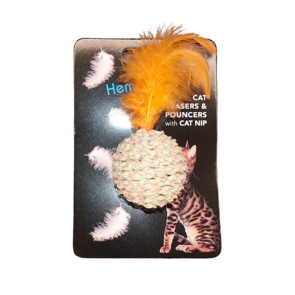 Hem & Boo Elastic Ball with Feather