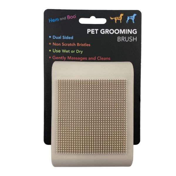 Hem &amp; Boo Grooming Brush for Dogs