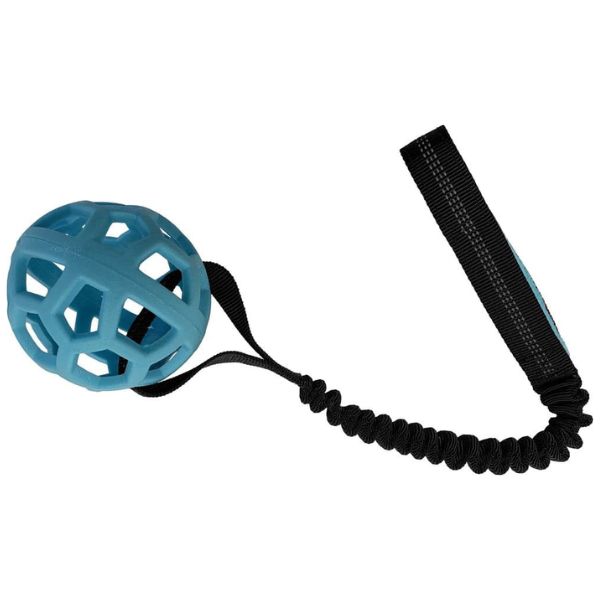 Hem &amp; Boo TPR Holey Ball with Bungee Handle