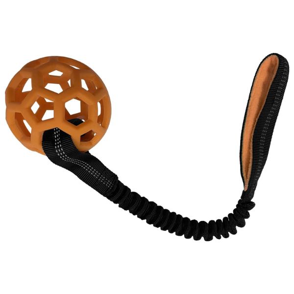 Hem & Boo TPR Holey Ball with Bungee Handle