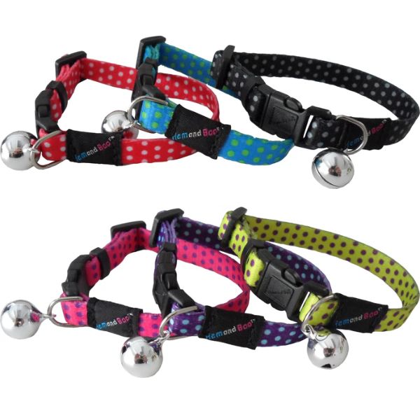 Hem &amp; Boo Snag Free Spotty Kitten Collar