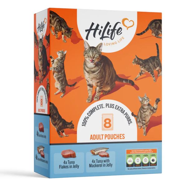 HiLife Adult Cat Food Tuna Collection (8x70G)