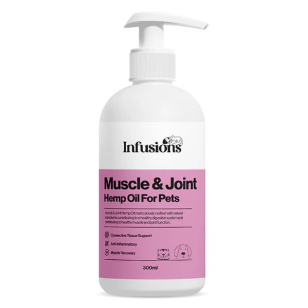 Infusions Muscle &amp; Joint Hemp Oil for Pets - 300ml