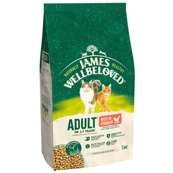 James Wellbeloved Adult Cat Food (1.5kg)