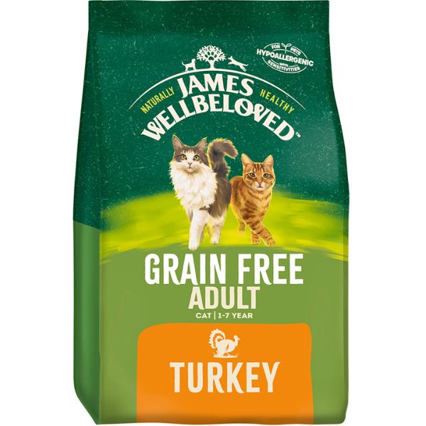 James Wellbeloved Grain Free Adult Cat Food (Turkey) - 1.5kg