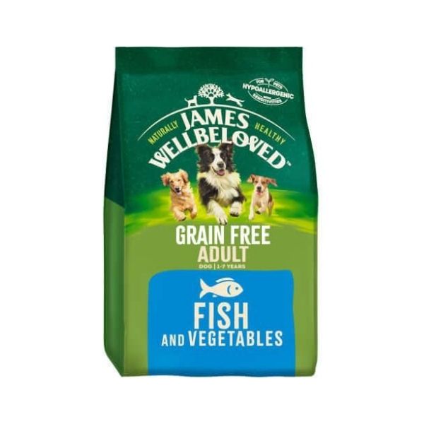 James Wellbeloved Adult Dog Grain Free Kibble 10kg (3 Flavours)