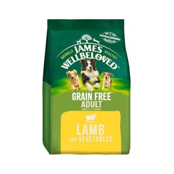 James Wellbeloved Adult Dog Grain Free Kibble 10kg (3 Flavours)