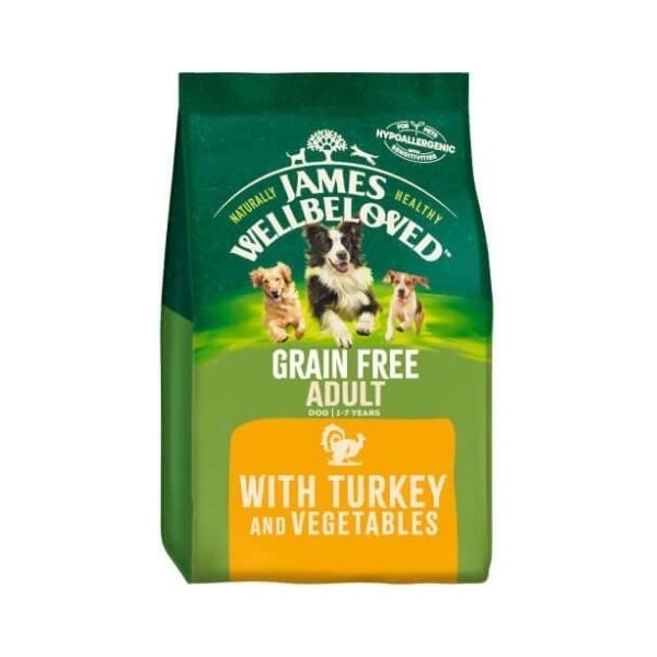 James Wellbeloved Adult Dog Grain Free Kibble 10kg (3 Flavours)