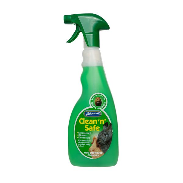 Johnson&#39;s Clean &#39;n&#39; Safe Disinfectant for Small Animals (500ml)