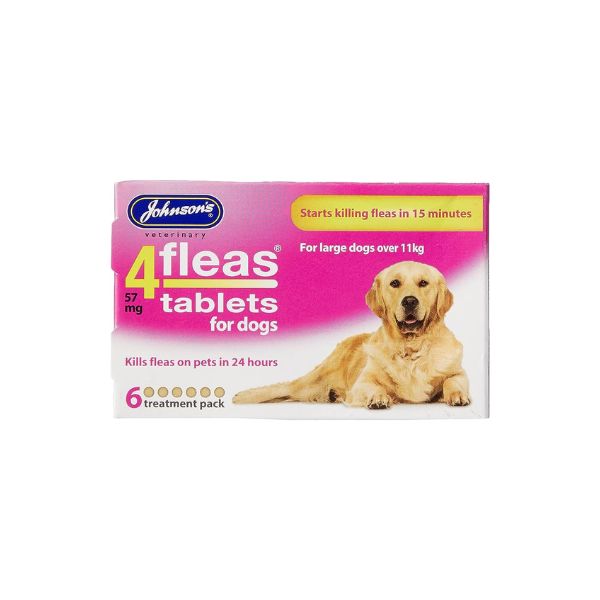 Johnson&#39;s 4Fleas Tablets For Large Dogs &amp; Puppies