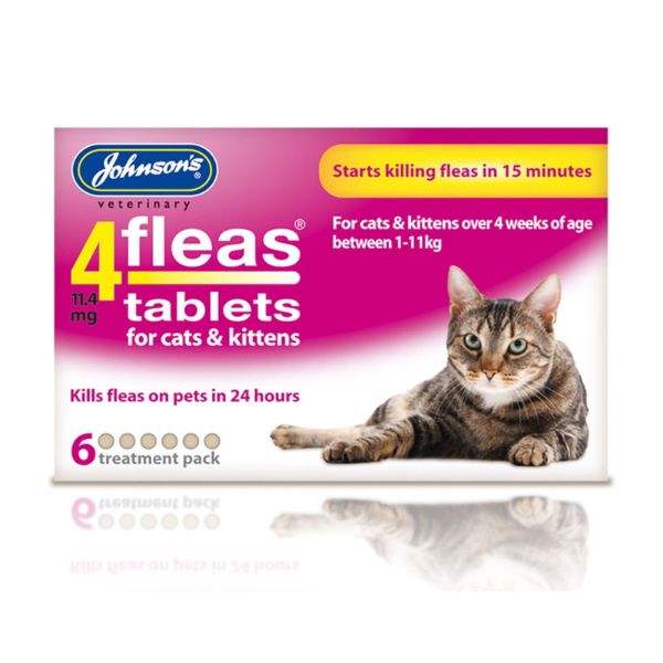 Johnsons 4Fleas Tablets For Cats & Kittens