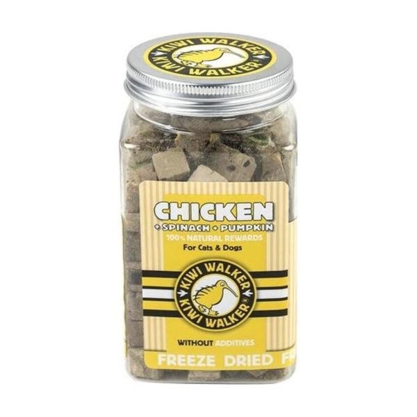 Kiwi Walker Freeze Dried Snack (Chicken Liver, Spinach &amp; Pumpkin)