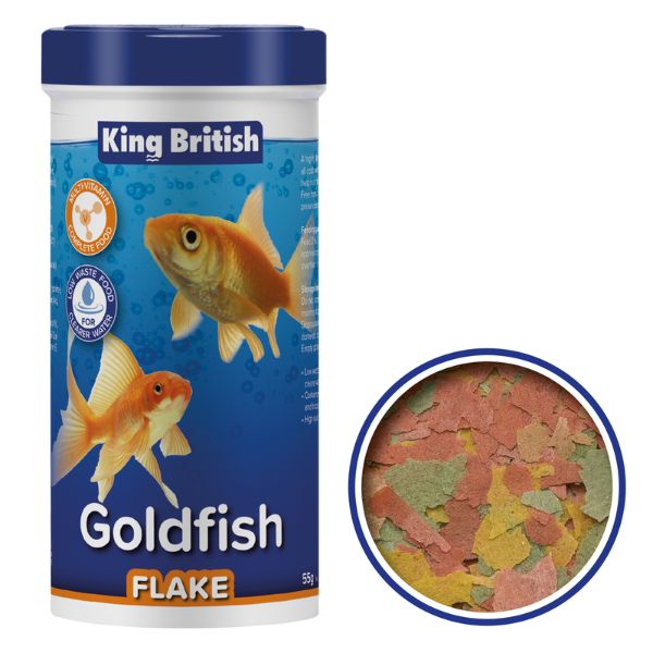 King British Goldfish Flake Fish Food