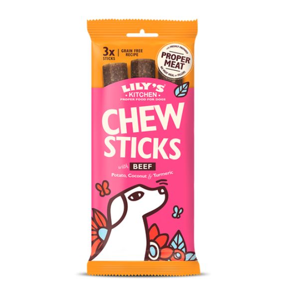 Lily&#39;s Kitchen Dog Chew Sticks (120g)