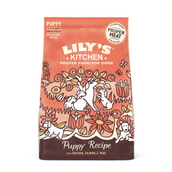 Lily&#39;s Kitchen Dry Dog Puppy Chicken &amp; Salmon 1kg