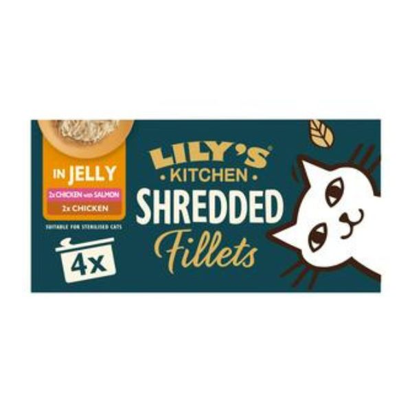 Lily’s Kitchen Shredded Fillets in Jelly (4x70g)
