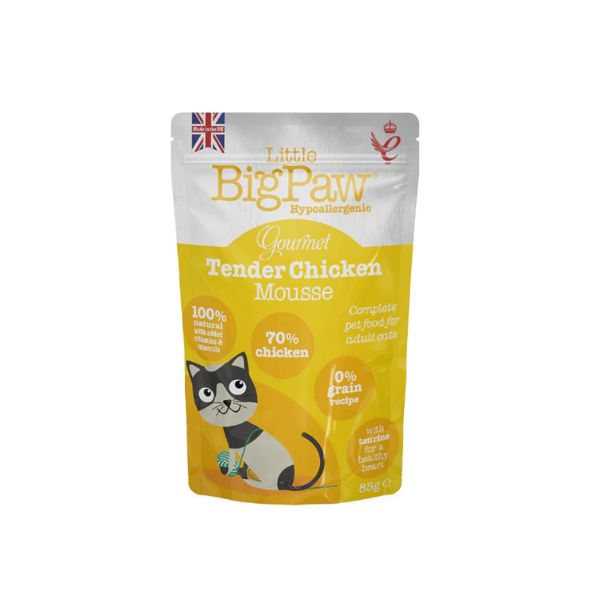 Little Big Paw Gourmet Mousse for Cats (85g)