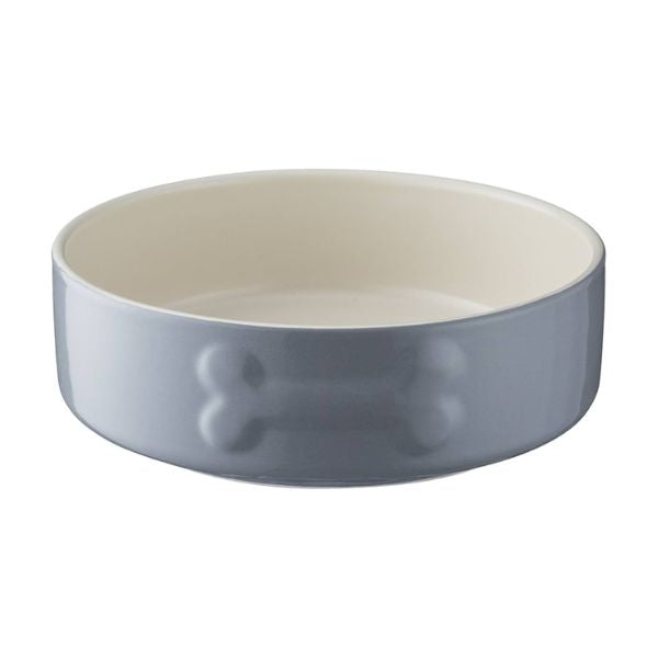 Mason Cash Colour Mix Grey Dog Bowl - 15CM