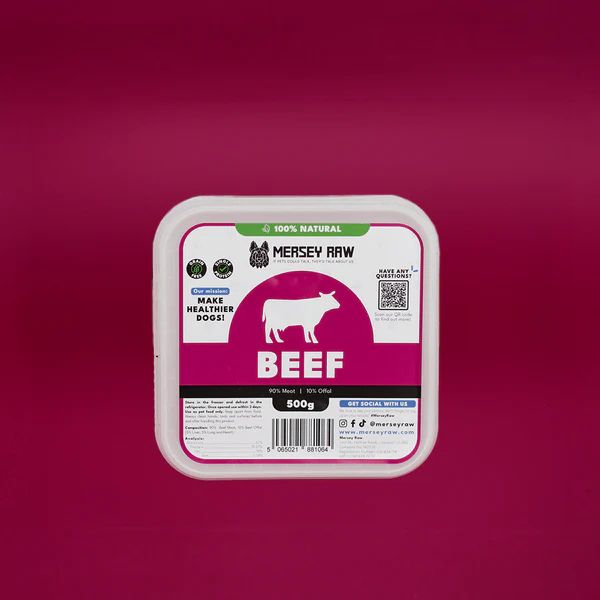 Mersey Raw Complete Raw Dog Food (Beef)