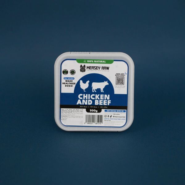 Mersey Raw Complete Raw Dog Food (Chicken and Beef)