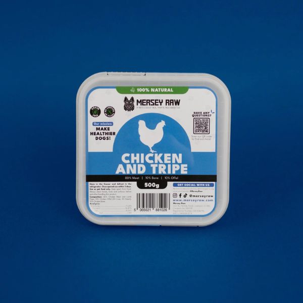 Mersey Raw Complete Raw Dog Food (Chicken and Tripe)