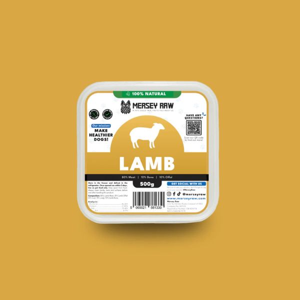 Mersey Raw Complete Raw Dog Food (Lamb)
