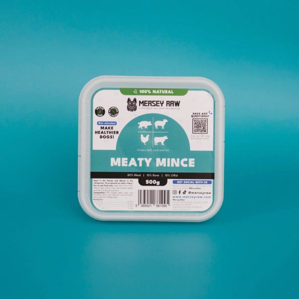 Mersey Raw Complete Raw Dog Food (Meaty Mince)