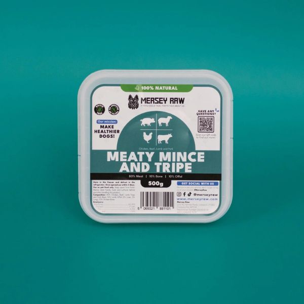 Mersey Raw Complete Raw Dog Food (Meaty Mince and Tripe)