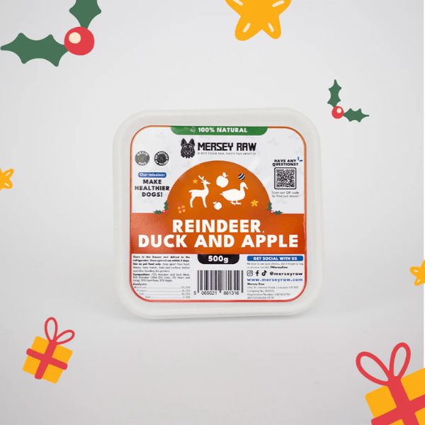 Mersey Raw - Limited Edition Christmas Mince (Reindeer, Duck and Apple)