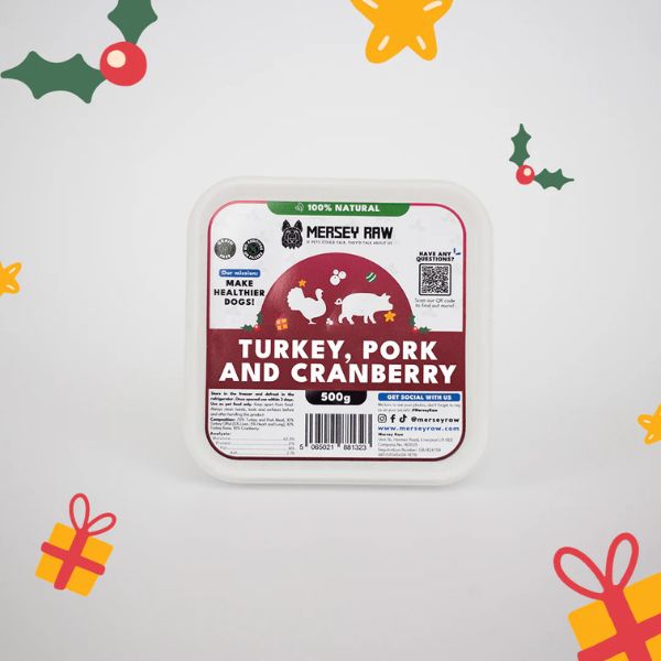 Mersey Raw - Limited Edition Christmas Mince (Turkey, Pork &amp; Cranberry)