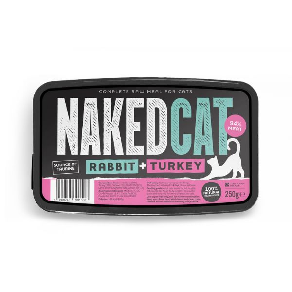 Naked Cat Frozen Raw Cat Food (250g)