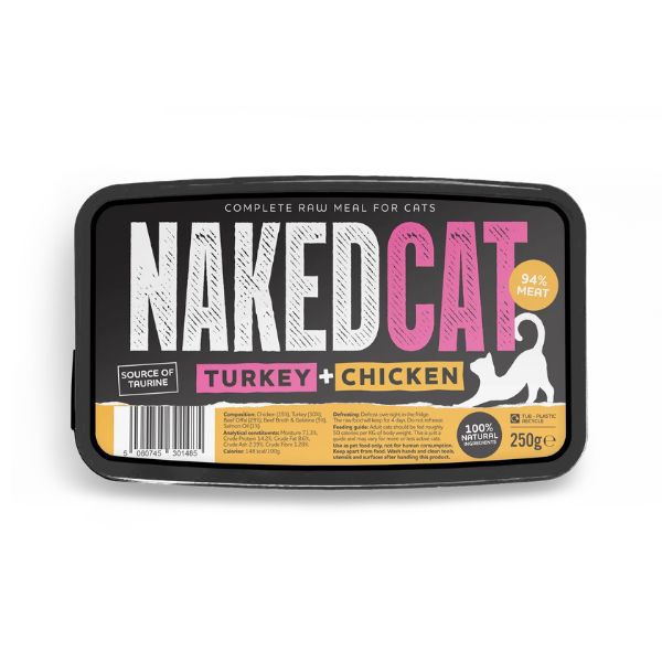 Naked Cat Frozen Raw Cat Food (250g)