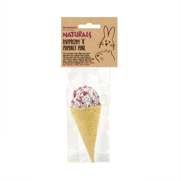 Rosewood Naturals Raspberry N Coconut Cone (70G)