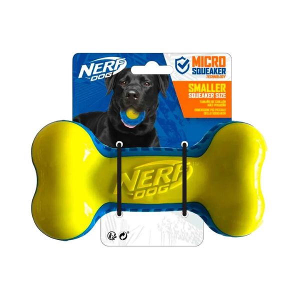 Nerf Dog TPR EXO Micro Squeak Bone