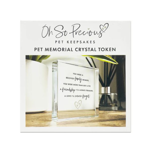 Oh So Precious Memorial Crystal Token