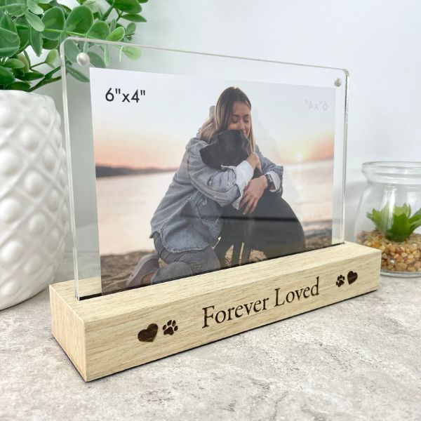 Oh So Precious Forever Loved Pet Photo Frame