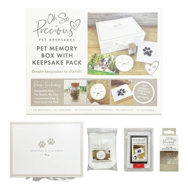 Oh So Precious Pet Memory Box With Keepsake Pack