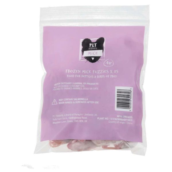 PLT Frozen Mice Fluffies (25 Pack)