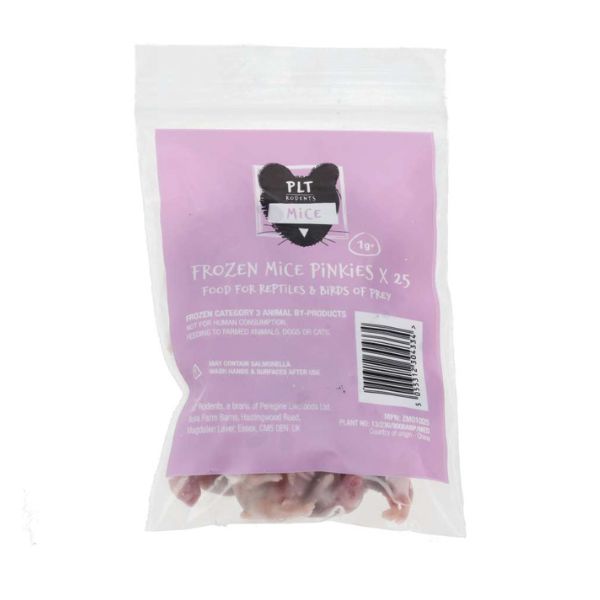 PLT Frozen Mice Pinkies (25 Pack)