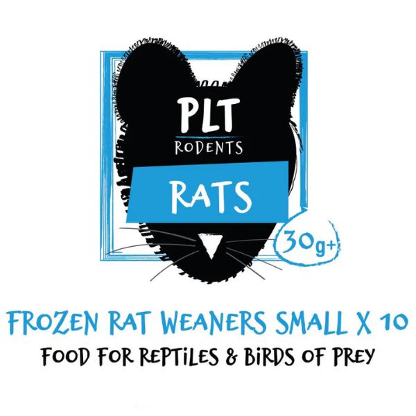 PLT Frozen Weaner Rats (10 Pack)