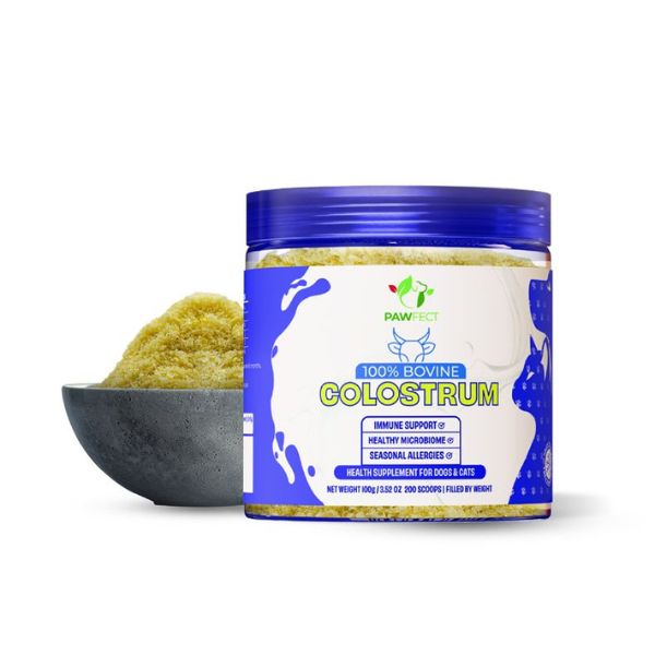 Pawfect Colostrum Daily Food Topper Supplement for Dogs