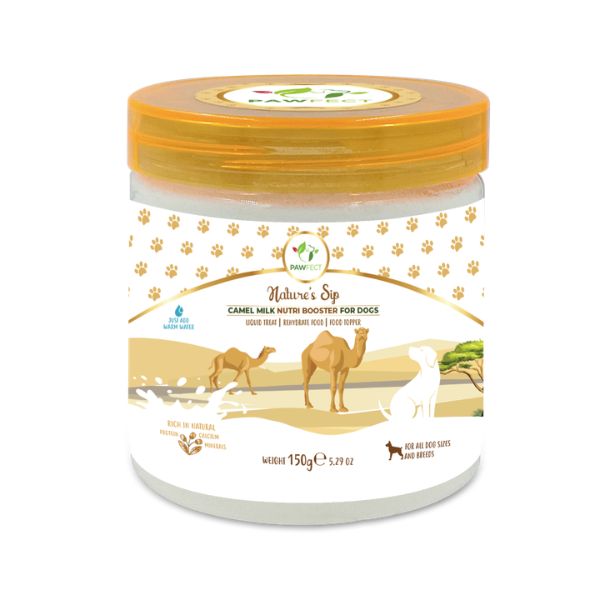 Pawfect Nature's Sip 100% Natural Camel Milk Powder for Dogs &amp; Puppies