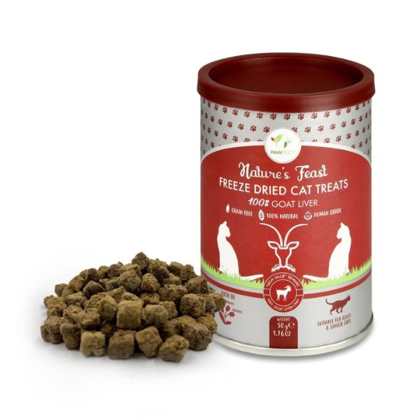 Pawfect Nature's Feast Freeze-Dried Treats for Cats
