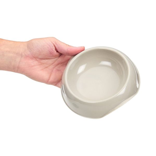 Petface Plastic Single Grey Cat Bowl (200ml)